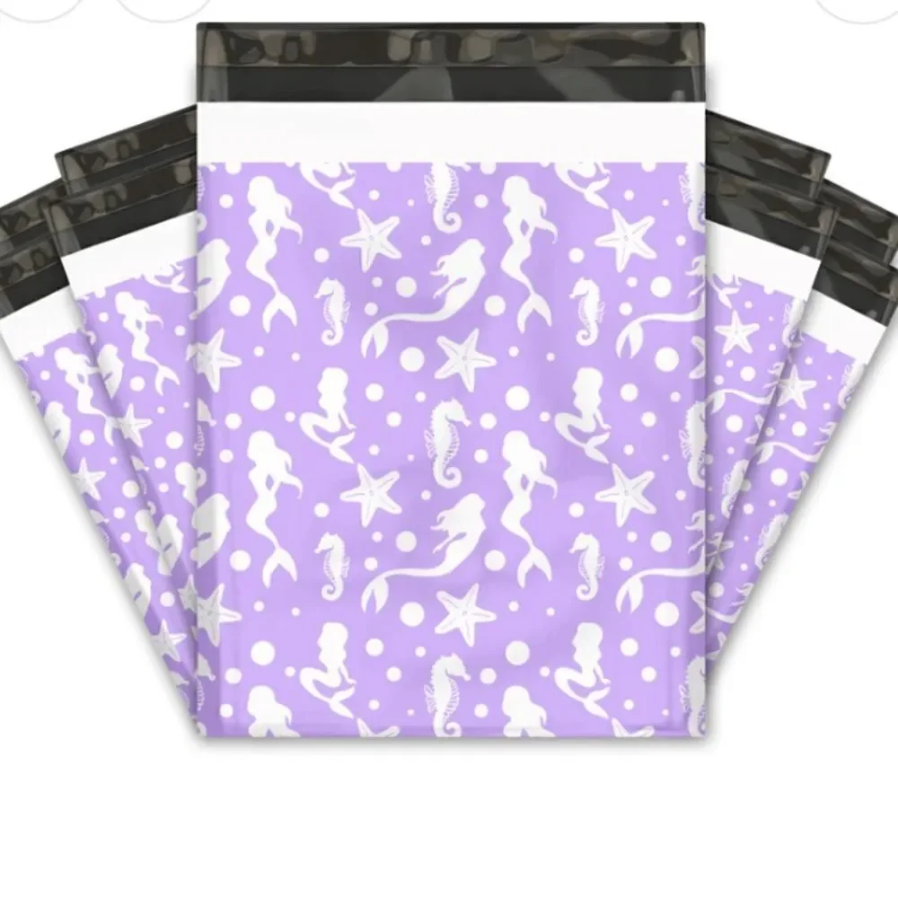 Poly mailers tissue paper stickers